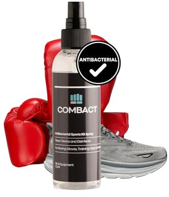 Antibacterial Boxing Glove Deodoriser Spray, Botanical Breeze Non Synthetic Fragrance, Boxing Gloves Cleaner & Equipment Disinfectant, Kills 99.9% Bacteria, Viruses & Fungus, 150ml COMBACT