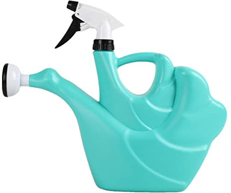 Regadera 2 en 1 con pulverizador, 22 oz/1500 ml, plástico para Plantas Interior, regadera en Forma Cisne, Botella pulverizadora Agua, Regalos jardín para Hombres y Mujeres