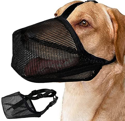 maulkorb kleine große Hunde, Anti-köder Maulkorb für Hunde, Maulkorb für Hunde, Hunde Maulkorb, Nylon Maulkorb, Maulkorb mit einstellbar, Weich Maulkorb aus Kauen Und Bellen