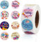 Adesivi di Buon Compleanno 500 Pezzi Colorato Adesivo Rotondo 8 Modelli Compleanno Adesivi Decorativi Regalo Etichette Adesive Decorazione per Bambini Adulti Festa di Compleanno Casa 2.5cm (Stile 1)