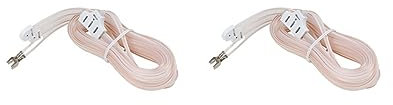 2 juegos de antena FM dipolo interior tipo T sonido radio estéreo receptor 300 Ohm transparente interior antena