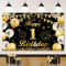 1.Geburtstag Banner, 1 Geburtstag Deko, Happy Birthday Hintergrund Banner für Junge Mädchen Stoff Schild Poster 1.Jahrestag Party Geburtstagsbanner, Geburtstagsdeko, 180 * 110CM