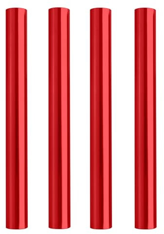 Azarxis Zeltstange Reparatur Set, Alu Zeltgestänge Reparaturset für Durchmesser 8.6-9.5mm / 7.9-8.5mm (Rot - 4 Stück, 11mm)