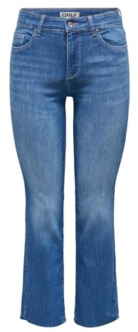 ONLY Damen Flared Fit Jeans Onlann-Kenya Mw Cr Ak FLA DNM Soo618noos