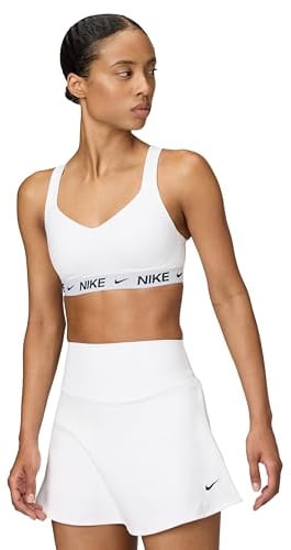 Nike Sport-BH Indy High Support Verstellbarer Sport-BH Mit Polstern Für Damen, White/Stone Mauve/Black, FD1068-101, M