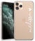 TULLUN Personalisierte Handyhülle für iPhone 16 Pro - Klare Soft Gel Benutzerdefinierte Vertikal Name & Heart Text Buchstabe Initialen Stil - Weißer Name & Herz