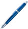 Jinhao 10 Press Fountain Pen with Box, Pearl Blue Retractable Fine Nib with Converter Set (Silver Clip)