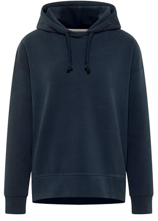 Elbsand Mette Damen Hoodie, Pullover mit Kapuze und Schlitzen, locker geschnitten