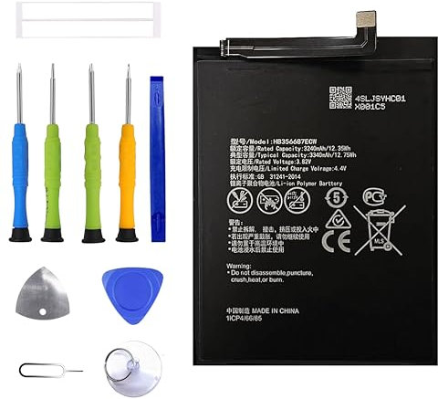 ERYNK HB356687ECW Batteria di ricambio per Hua wei P30 lite/Mate 10 Lite/Honor 7X 9i/Mate 9 LITE/NOVA 2 Plus/NOVA 4E/NOVA 2S/Mate SE batteria di ricambio con kit di attrezzi