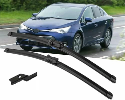 Juwenff Scheibenwischer für Toyota Avensis MK3 2008–2015, Frontscheibenwischer, Autozubehör, Autowischer, Frontscheibenwischerblatt, 66 cm + 40,6 cm (rechte Lenkung 2)