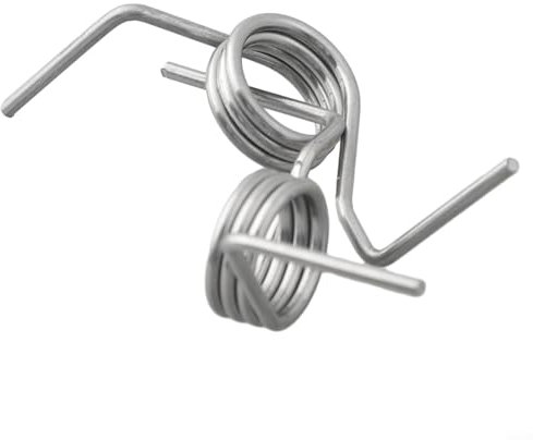 Molle di ricambio per porta del frigorifero in metallo compatibili con Samsung, 2 pezzi (2 pezzi)