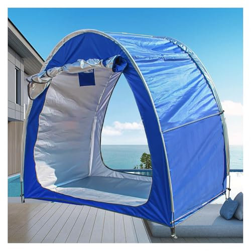 WDWDW Bicycle Storage Shed - Waterproof Outdoor Bike Storage for 2-5 Bikes - Double Doors,Spliceable Bike Tent for Outdoor Storage - 2 PCS Kit