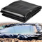 Liner negro para estanque Revestimientos preformados para estanques | Membrana HDPE para estanques de jardín, fuentes, riachuelos, piscinas | Capa de base para estanques de 0,13 mm de grosor(3x5m)