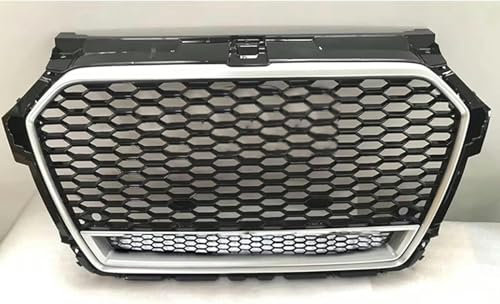 BCGFTSA Griglia Anteriore dell'auto per Audi A1 S1 2015-2018 Auto Griglie Radiatore Centrale Paraurti Mascherine Griglia Anteriore Nido d'Ape