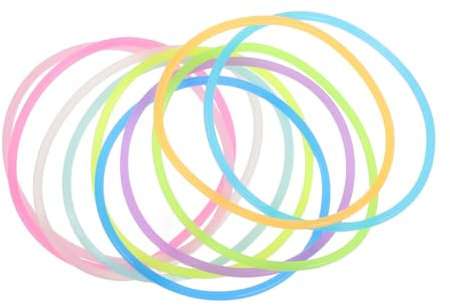 VALICLUD 10stücke Silikonarmbänder Leuchtende Armbänder Für Partys Sportarmbänder Aus Silikon Für Damen Herren Themenveranstaltungen Outdoor-handschlaufe Dekorative Silikonbänder