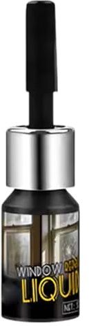 Liquide De Restauration De Verre Pour Fissures, Colle Invisible À Séchage Rapide, 5 Ml, Kit De Réparation De Fissures De Pare-brise, Liquide De Réparation De Verre, Adhésif Fort, Pour Fenêtre De Voitu