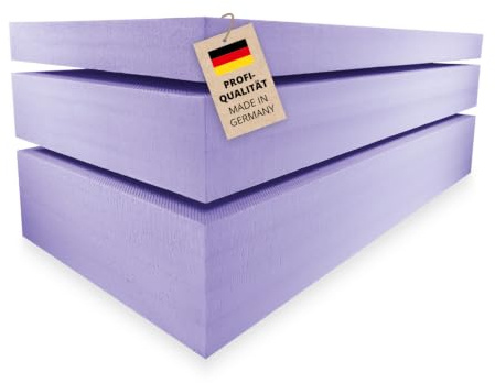 30x Jackodur KF 300 Gefiniert GL (XPS-Dämmplatte) 1250mm x 600mm x 40mm | Profi-Qualität - Für die gleichzeitige Schalung und Wärmedämmung von Bodenplatten - Dauerhaft bewährte Wärmedämmung