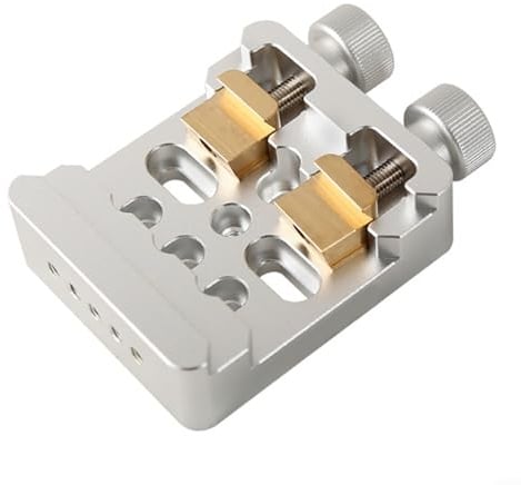 MKTOLHUs Dovetail Mounting Base Clamp For Astronomical Telescope Equatorial Mount(Silver)