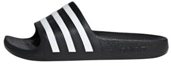 adidas Adilette Aqua Slides Kids, Infradito Unisex - Bambini e ragazzi, Core Black / Cloud White / Core Black, 35 EU