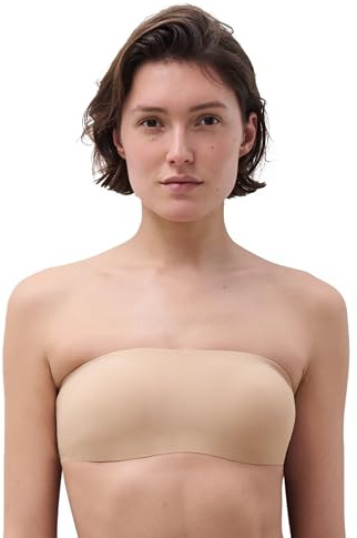 Chantelle Softstretch 16a3, Sujetador Bandeau Mujer, Beige (Nude), XS-S