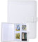 MUZIRI KINOKOO 128 Pockets Photo Album for 3-inch Film Fuji Instax Mini EVO/Mini 12/11/9/8/7+/25/90 Camera Photo Digital Photography Photo Book White