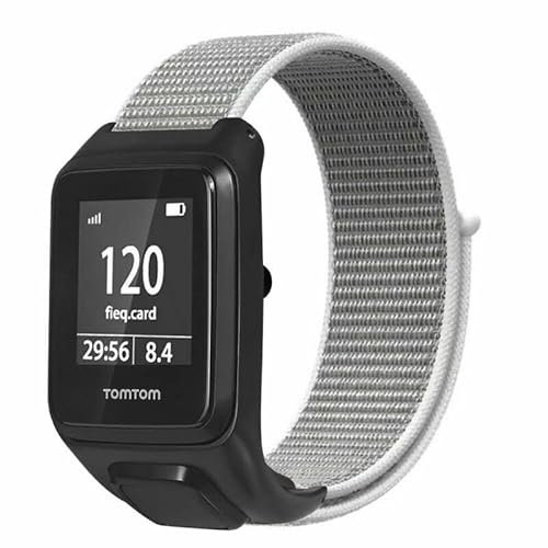 Strap-it Bracelet en Nylon pour TomTom Runner 3 - Gris