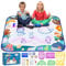 bemece Wasser Doodle Matte, Aqua Magic Doodle Malmatte Mit Wasserstift, Malereigeschenke für Jungen und Mädchen ab 3-7 Jahr (100 * 80cm)