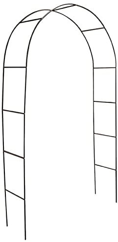 Metall Rosenbogen grün 140x240cm Rankhilfe Torbogen Kletterhilfe Gartenbogen Rankgitter