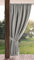 Eurofirany Garden Outdoorvorhäng mit Stangentaschen - 1 STK. Sonnenschutz Sichtschutz Winddicht Wasserdicht Outdoor Vorhäng für Pavillon Terrasse Pergola Balkon, 155x200 cm, Hellgrau