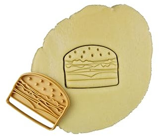 3DKOUPE - Burger Ausstecher - Fast Food - Farbe wählbar - Designed & Made in Europe