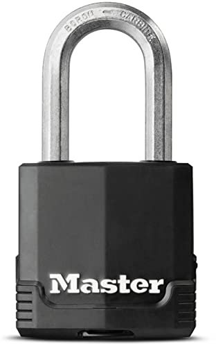 Master Lock Excell M115EURDLF Cadenas laminé Noir 49 x 38 mm