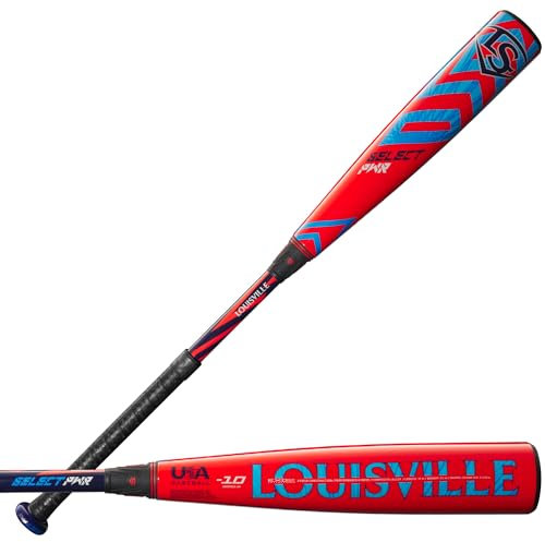 Wilson Unisex, Teenager 2024 Select PWR Baseballschläger, rot/blau, 29 inch
