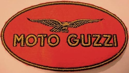 Toppe e Adesivi Moto Guzzi (250 x 135 mm., Adesivo in Vinile)