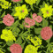 PAAHRYI Selbstklebende Tapete Rot Blumentapete 40×600cm Floral Wandtapete Pflanzen Blumentapete für Wohnzimmer Schlafzimmer Schränke Küche Möbel (40×600cm)