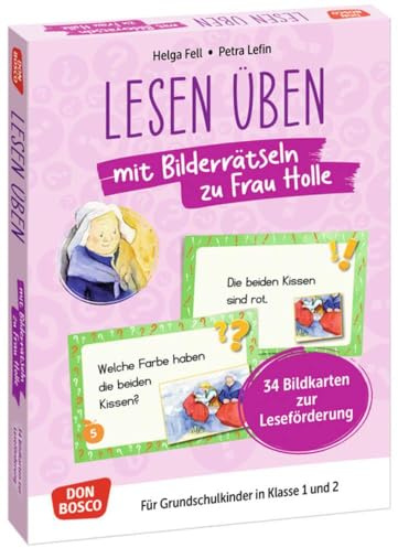 Lesen üben mit Bilderrätseln: Frau Holle. 34 Bildkarten zur Leseförderung: Sprachförderung für Grundschulkinder in Klasse 1 und 2. Abwechslungsreiche ... fördern und sichern. Übungen und Spiele)