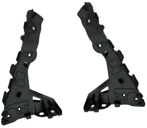 Riloer Soporte de parachoques, 1 par de soportes de parachoques izquierdo y derecho, soportes de parachoques delantero, soporte de soporte de parachoques delantero compatible con Opel Vauxhall Astra H