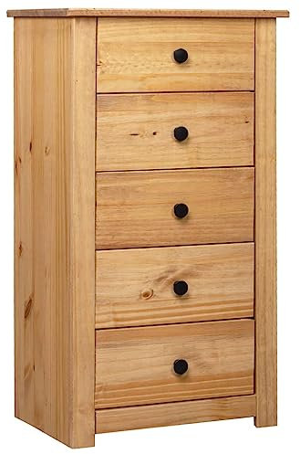 GCHDHAPB Home-Schränke & Aufbewahrung, Buffets & Sideboards, Sideboard, 46 x 40 x 89 cm, Pinien-Panama-Serie