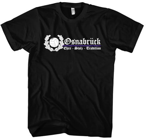 Osnabrück Ehre und Stolz Herren T-Shirt | Skyline Trikot Fanartikel Sport Shirt Fussball Ultra | M2