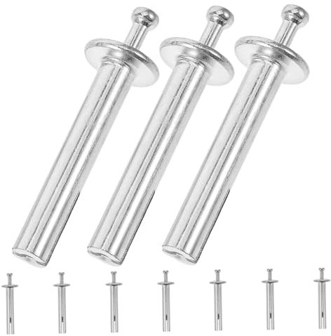 Tofficu 10Pcs Expansion Nails for Concrete Heavy Duty Drive In Anchors for Wall Fixing Efficient Installation with Hammer Reliable Anchors for Various Applications