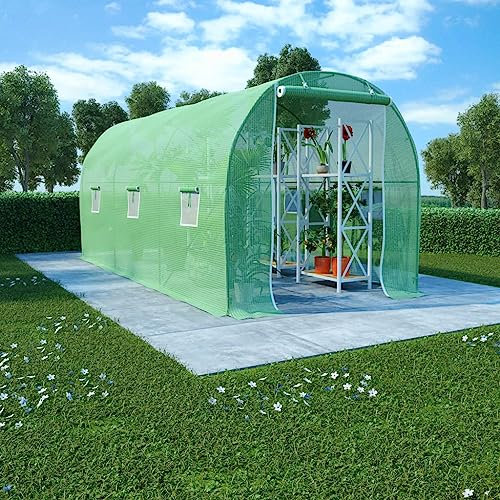 Générique Serre 9 m² 4,5x2x2 m,Serres de Jardin,15.85KG-48165