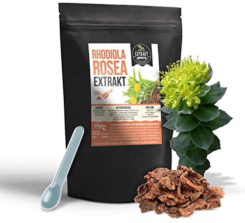 Rhodiola Rosea Rosavin EXTRAKT 250g Salidrosid PULVER Rosenwurz ohne Zusatzstoffe (Pulver 250g)