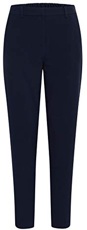 b.young Women's Danta Pants Crop Trouser, Blue (Copenhagen Night 80466), 10 (Size: 36)