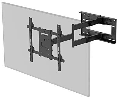 Monoprice Portrait and Landscape 360 Full-Motion Articulating TV Wall Mount for TVs 40in to 75in, Weight Capacity 110 lbs, Extension 3.3in to 31.5in, VESA Patterns Up to 400x400 - Commercial Series