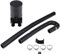 KSTE Oil Catch Can, Aluminum Oil Reservoir Catch Can Breather Tank Kit Compatible with B-M-W N54 335i 135i E90 E92 E82 2006-2010
