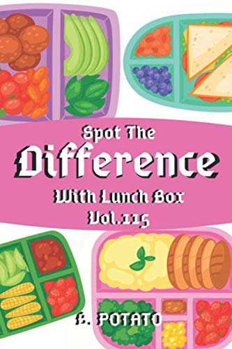 spot the Difference With Lunch Box Vol.115: Children's Activities Book for Kids Age 3-8, Kids,Boys and Girls