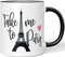 JUNIWORDS Tasse, Take me to Paris, Schwarz (1007213)