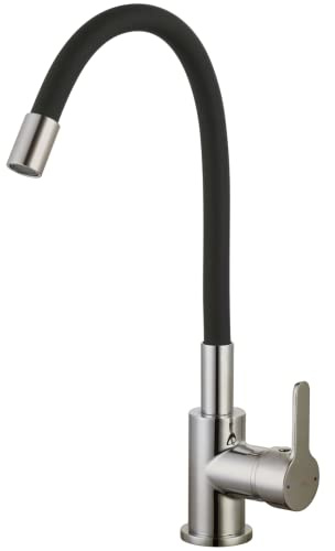 Essebagno Mémory Spültischarmatur aus Edelstahl, flexibel, mit Formgedächtnis