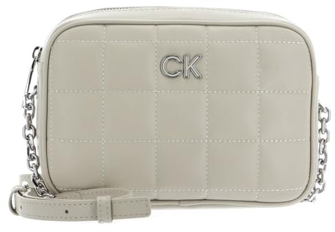 Calvin Klein Re-Lock Quilt Camera Bag Stoney Beige
