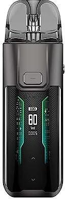 Vaporesso Luxe XR MAX Kit (Grigio) 80W TC, Starter kit sigaretta elettronica dotato di cartuccia Luxe XR Pod da 5 ml, alimentato da batteria integrata da 2800 mAh, senza nicotina