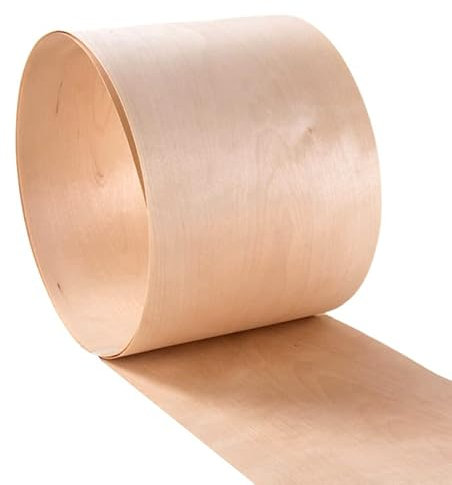 1 Rolle natürliches Birkenfurnier dünnes Holzfurnier massive dekorative Platte Außenhaut Lautsprecher Möbel Gitarrenschranktüren DIY